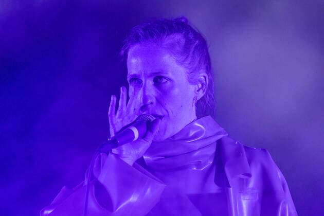 Soft As Snow live at Roskilde Festival 2022, Roskilde, Denmark Roskilde, Denmark. 28th, June 2022. The Norwegian duo Soft as Snow performs a live concert during the Danish music festival Roskilde Festival 2022 in Roskilde. Here singer Oda Egjar Starheim is seen live on stage. Roskilde Denmark  Copyright: xGonzalesxPhoto ErlingxBrodersenx