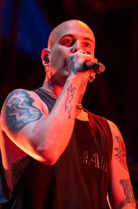 Gemitaiz on stage during Gemitaiz Summer Tour 2022, Italian singer Music Concert in Padua, Italy, June 28 2022  Copyright: xAlessioxMarinix xipa-agency.netx xx 0