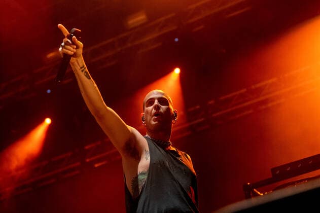 Gemitaiz on stage during Gemitaiz Summer Tour 2022, Italian singer Music Concert in Padua, Italy, June 28 2022  Copyright: xAlessioxMarinix xipa-agency.netx xx 0