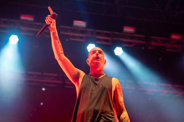 Gemitaiz on stage during Gemitaiz Summer Tour 2022, Italian singer Music Concert in Padua, Italy, June 28 2022  Copyright: xAlessioxMarinix xipa-agency.netx xx 0