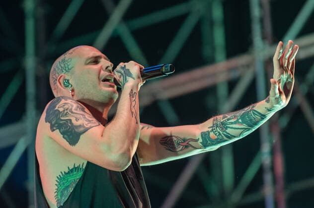 Gemitaiz on stage during Gemitaiz Summer Tour 2022, Italian singer Music Concert in Padua, Italy, June 28 2022  Copyright: xAlessioxMarinix xipa-agency.netx xx 0