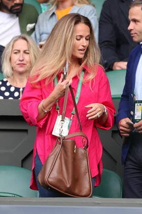 . 29 06 2022. London, United Kingdom. Kim Murray arriving for Andy Murray match on day three of the Wimbledon Tennis Championships in London.  xStephenxLockx xi-Imagesx IIM-23562-0049