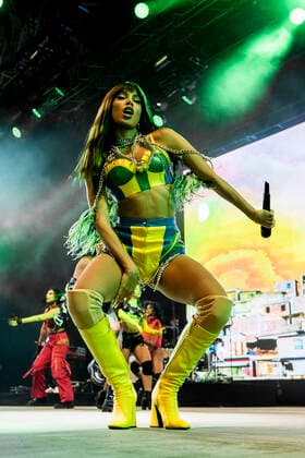Anitta live at Roskilde Festival 2022, Roskilde, Denmark Roskilde, Denmark. 29th, June 2022. The Brazilian singer Anitta performs a live concert during the Danish music festival Roskilde Festival 2022 in Roskilde. Roskilde Denmark  Copyright: xGonzalesxPhoto LassexLagonix