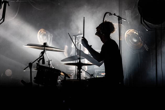 The Ocean live Roskilde Festival 2022, Roskilde, Denmark Roskilde, Denmark. 29th, June 2022. The German progressive metal band The Ocean performs a live concert during the Danish music festival Roskilde Festival 2022 in Roskilde. Here drummer Paul Seidel is seen live on stage. Roskilde Denmark  Copyright: xGonzalesxPhoto ErlingxBrodersenx
