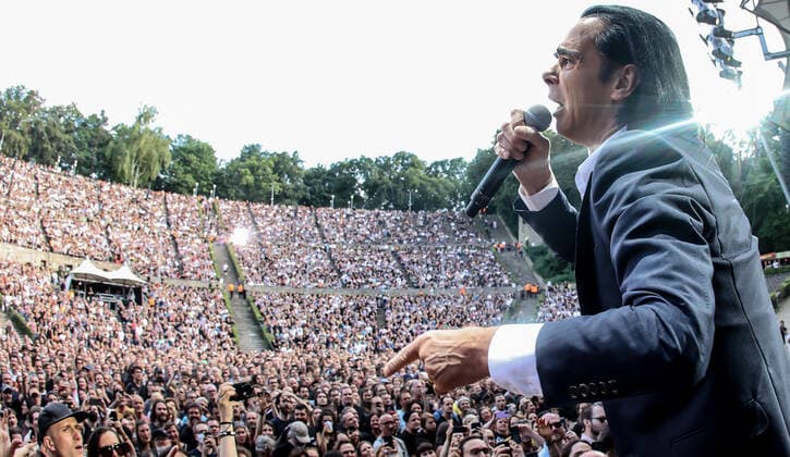 Concert by Nick Cave and the bad seeds, @ Waldbuehne Berlin Nick Cave and the bad seeds