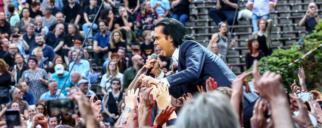 Concert by Nick Cave and the bad seeds, @ Waldbuehne Berlin Nick Cave and the bad seeds
