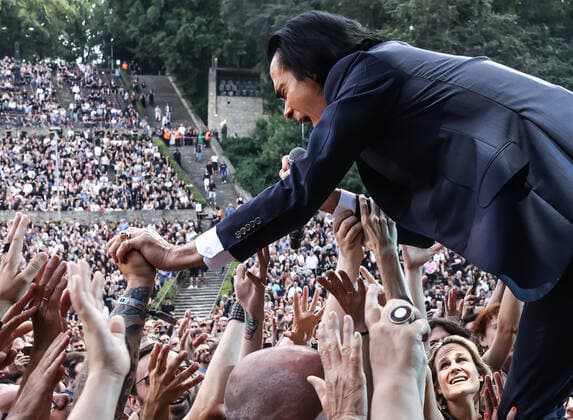 Concert by Nick Cave and the bad seeds, @ Waldbuehne Berlin Nick Cave and the bad seeds