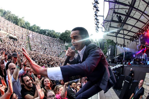 Concert by Nick Cave and the bad seeds, @ Waldbuehne Berlin Nick Cave and the bad seeds