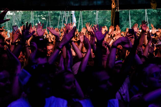 Black Pumas live at Roskilde Festival 2022, Roskilde Festival 2022 Roskilde, Denmark. 29th, June 2022. Festival goers attend a live concert with the American psychedelic soul band Black Pumas during the Danish music festival Roskilde Festival 2022 in Roskilde. Roskilde Denmark  Copyright: xGonzalesxPhoto MalthexIvarssonx