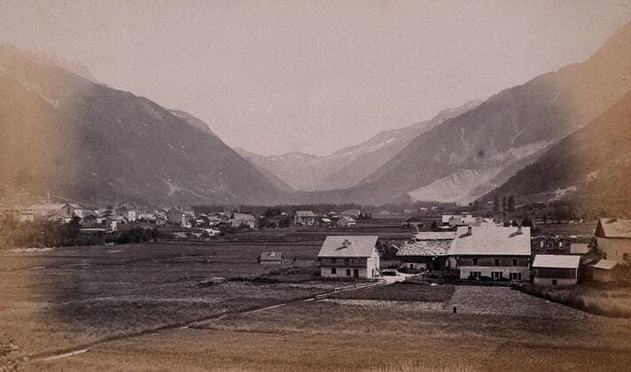 Col de Balme, the Chamonix valley, Switzerland. Photograph by Francis Frith, ca. 1880. Copyright: xpiemagsx