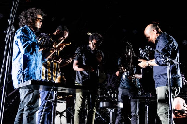 Irreversible Entanglements live at Roskilde Festival 2022, Roskilde, Denmark Roskilde, Denmark. 30th, June 2022. The American free-jazz group Irreversible Entanglements performs a live concert during the Danish music festival Roskilde Festival 2022 in Roskilde. Roskilde Denmark  Copyright: xGonzalesxPhoto ErlingxBrodersenx