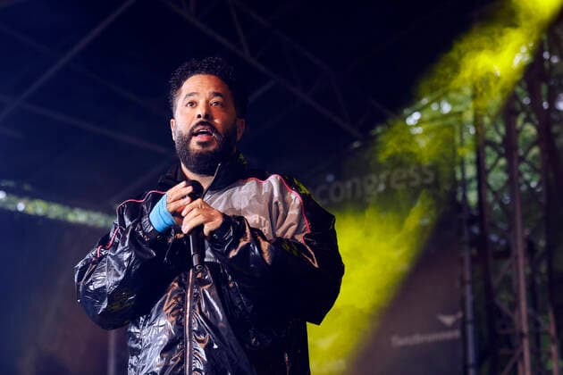 Singer Adel Tawil at his concert in Cologne Tanzbrunnen Cologne, 30 06 2022 NRW Germany Copyright: xChristophxHardtx