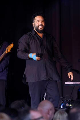 Singer Adel Tawil at his concert in Cologne Tanzbrunnen Cologne, 30 06 2022 NRW Germany Copyright: xChristophxHardtx