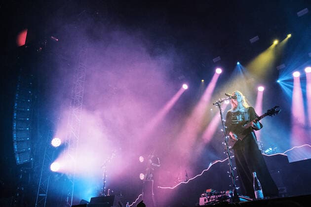 Phoebe Bridgers live at Roskilde Festival 2022, Roskilde, Denmark Roskilde, Denmark. 30th, June 2022. The American singer, songwriter and musician Phoebe Bridgers performs a live concert during the Danish music festival Roskilde Festival 2022 in Roskilde. Roskilde Denmark  Copyright: xGonzalesxPhoto FlemmingxBoxJensex