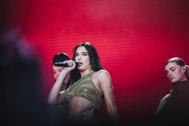 Dua Lipa live at Roskilde Festival 2022, Roskilde, Denmark Roskilde, Denmark. 30th, June 2022. The English singer and songwriter Dua Lipa performs a live concert during the Danish music festival Roskilde Festival 2022 in Roskilde. Roskilde Denmark  Copyright: xGonzalesxPhoto MathiasxKristensex