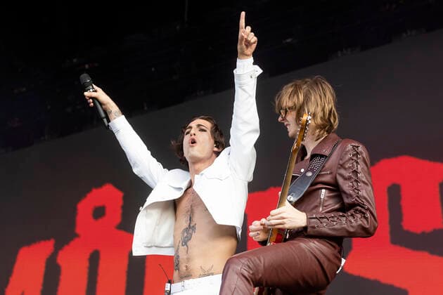STOCKHOLM 20220701 Maneskin performs during the Lollapaloozafestival at Gärdet in Stockholm on Friday STOCKHOLM SWEDEN x11930x  Copyright: xMagnusxAnderssonx xTTx LOLLAPALOOZA STOCKHOLM 2022