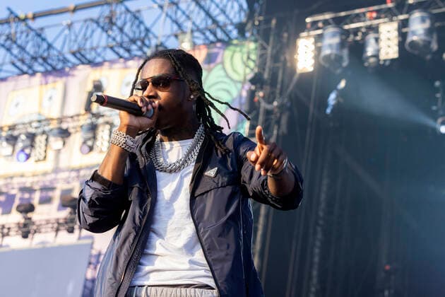 STOCKHOLM 20220701 Polo G performs during the Lollapaloozafestival at Gärdet in Stockholm on Friday STOCKHOLM SWEDEN x11930x  Copyright: xMagnusxAnderssonx xTTx LOLLAPALOOZA STOCKHOLM 2022