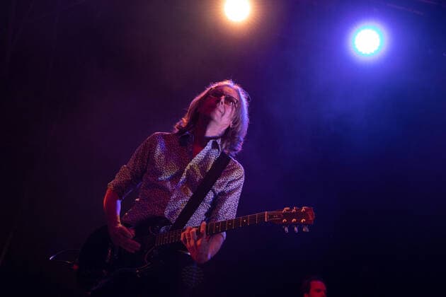 Riccardo Tesio of Marlene Kuntz during Marlene Kuntz @ NXT Station, Music Concert in Bergamo, Italy, July 01 2022  Copyright: xTommasoxBerardix xipa-agency.netx xx 0