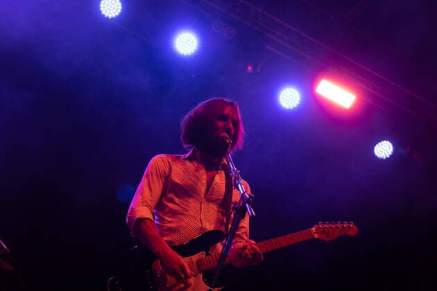 Cristiano Godano of Marlene Kuntz during Marlene Kuntz @ NXT Station, Music Concert in Bergamo, Italy, July 01 2022  Copyright: xTommasoxBerardix xipa-agency.netx xx 0