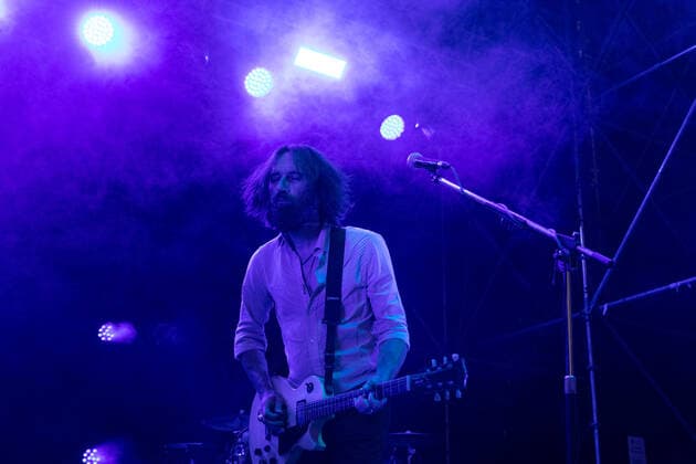 Cristiano Godano of Marlene Kuntz during Marlene Kuntz @ NXT Station, Music Concert in Bergamo, Italy, July 01 2022  Copyright: xTommasoxBerardix xipa-agency.netx xx 0