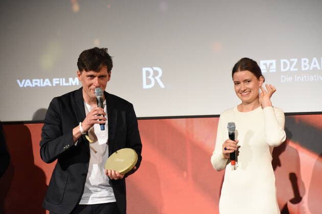 Florian Plumeyer Katharina Woll Screenplay Award Munich 01 07,2022 HFF Foerderpreis New Cinema Award Munich