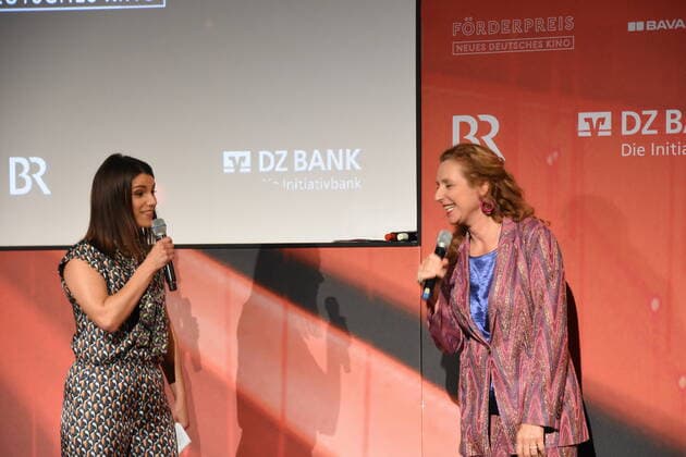 Sandra Riess Moderator Diana Iljine Filmfest Muenchen Muenchen 01 07,2022 HFF Foerderpreis New Cinema Award Munich