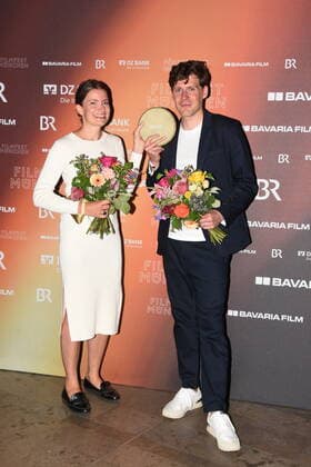 Katharina Woll Florian Plumeyer Screenplay Award Munich 01 07,2022 HFF Foerderpreis New Cinema Award Munich
