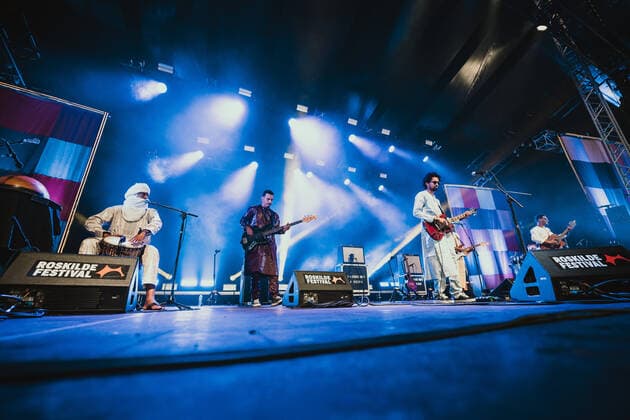Imarhan live at Roskilde Festival 2022, Roskilde, Denmark Roskilde, Denmark. 02nd, July 2022. The Algerian Tuareg band Imarhan performs a live concert during the Danish music festival Roskilde Festival 2022 in Roskilde. Roskilde Denmark  Copyright: xGonzalesxPhoto MathiasxKristensex