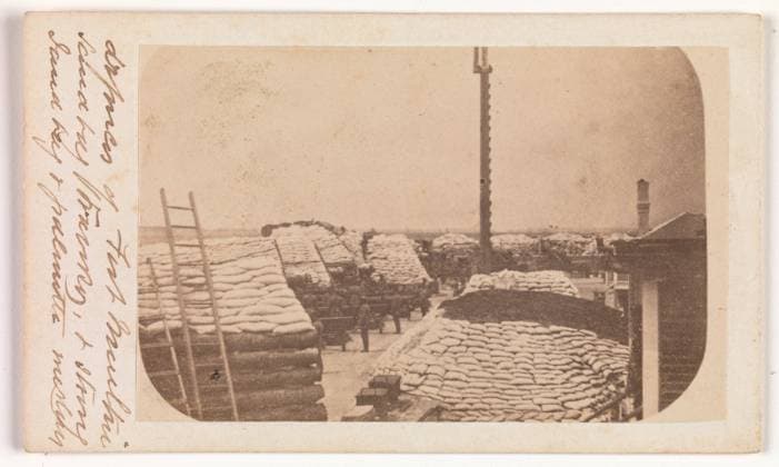 The Evacuation of Fort Sumter, April 1861 April 1861 Attributed to Alma A. Pelot American. The Evacuation of Fort Sumter, April 1861 302674 Copyright: xpiemagsx Metbot-34783