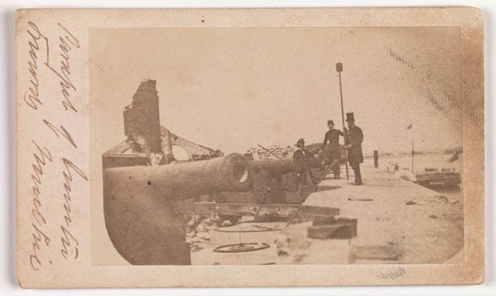 The Evacuation of Fort Sumter, April 1861 April 1861 Attributed to Alma A. Pelot American. The Evacuation of Fort Sumter, April 1861 302672 Copyright: xpiemagsx Metbot-34785