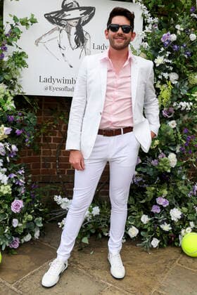 Scott McGlynn attends the Lady Wimbledon Tennis Party at Warren House Hotel in Kingston upon Thames in London. JULY 2nd 2022  CMYx22252
