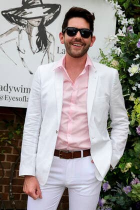 Scott McGlynn attends the Lady Wimbledon Tennis Party at Warren House Hotel in Kingston upon Thames in London. JULY 2nd 2022  CMYx22252