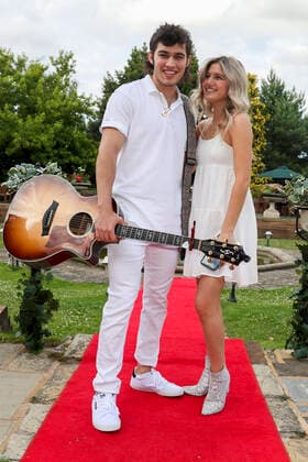 Juna N Joey attend the Lady Wimbledon Tennis Party at Warren House Hotel in Kingston upon Thames in London. JULY 2nd 2022  CMYx22252