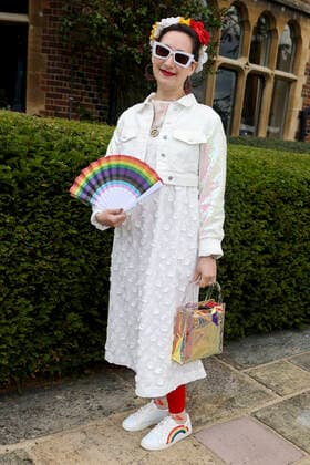 Rachael Sage attends the Lady Wimbledon Tennis Party at Warren House Hotel in Kingston upon Thames in London. JULY 2nd 2022  CMYx22252