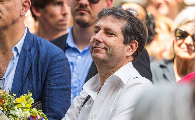 Andre Simonazzi ist der Bundesratssprecher, auch ihn konnte man in Schaffhausen treffen. (Schaffhausen, Schweiz, 30.06.2022)