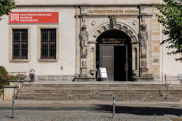Magdeburg, Germany 02 July 2022 entrance from Kulturhistorisches Museum Magdeburg Lower Saxony Copyright: xFotostandx xReissx