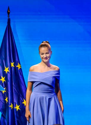 04-07-2022 Girona Princess Leonor at the 2022 Princess of Girona foundation awards ceremony in Barcelona. Â  Copyright: xPPEx