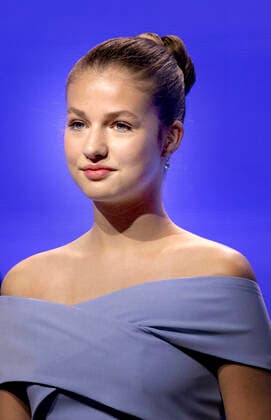 04-07-2022 Girona Princess Leonor at the 2022 Princess of Girona foundation awards ceremony in Barcelona. Â  Copyright: xPPEx