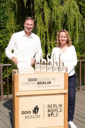Andreas Knieriem and Steffi Lemke at the presentation of the Species Conservation Award 2022 at Berlin Zoo Berlin, 05 07 2022 Foto:xT.xBartillax xFuturexImage