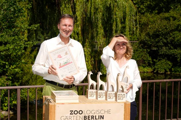 Andreas Knieriem and Steffi Lemke at the presentation of the Species Conservation Award 2022 at Berlin Zoo Berlin, 05 07 2022 Foto:xT.xBartillax xFuturexImage