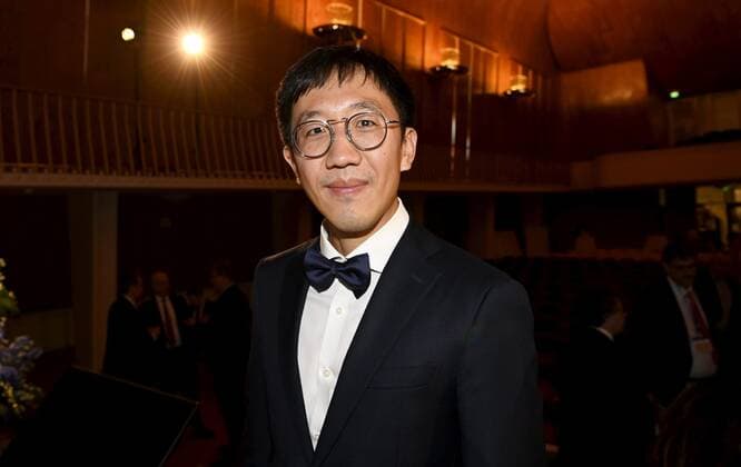 The Fields Prize for Mathematics awarded June Huh attends the prize ceremony during the International Congress of Mathematicians 2022 (ICM 2022) in Helsinki, Finland on July 5, 2022. Helsinki Finland  Copyright: xVesaxMoilanenx LKLAPV20220705124801Z104