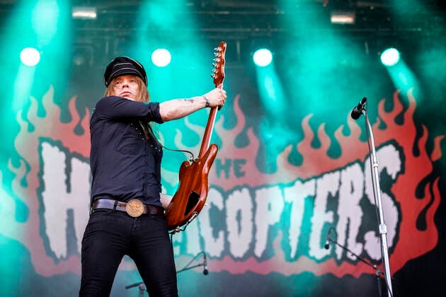 The Hellacopters Oslo, Norway. 24th, June 2022. The Swedish hard rock band The Hellacopters performs a live concert during the Norwegian music festival Tons of Rock 2022 in Oslo. Here vocalist and guitarist Nicke Andersson is seen live on stage. Oslo Norway Ekebergsletta  Copyright: xGonzalesxPhoto TerjexDokkenx