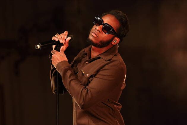 Leon Bridges at a concert at Huxleys Neue Welt in Berlin, 5 July 2022 Leon Bridges concert Berlin