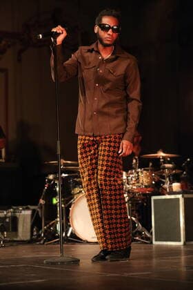 Leon Bridges at a concert at Huxleys Neue Welt in Berlin, 5 July 2022 Leon Bridges concert Berlin
