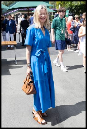 . 06 07 2022. London, United Kingdom. Lady Helen Taylor arriving on day ten of the Wimbledon Tennis Championships in London.  xStephenxLockx xi-Imagesx IIM-23585-0111