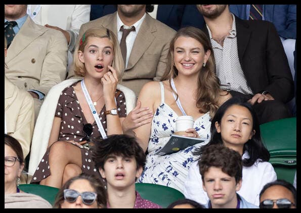 Entertainment Bilder des Tages . 06 07 2022. London, United Kingdom. Diana Silvers and Olivia Brower on day ten of the Wimbledon Tennis Championships in London.  xStephenxLockx xi-Imagesx IIM-23585-0112
