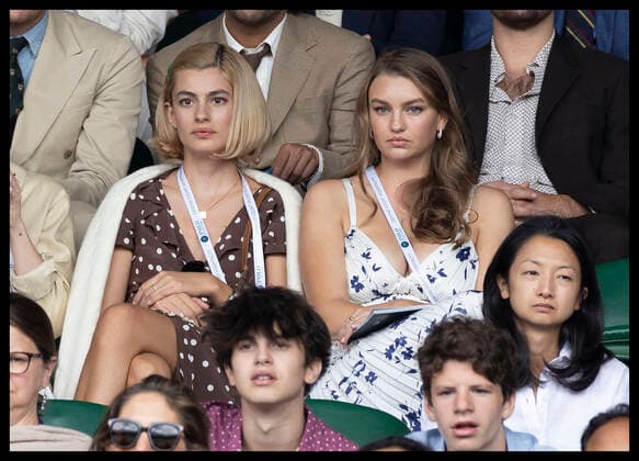 . 06 07 2022. London, United Kingdom. Diana Silvers and Olivia Brower on day ten of the Wimbledon Tennis Championships in London.  xStephenxLockx xi-Imagesx IIM-23585-0116