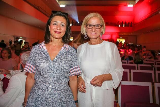 30 06 2022, Grafenegg Lower Austria, Austrian Film Award 2022, award gala d Academy of Austrian Film in the picture StR Veronica Kaup Hasler, Governor Johanna Mikl Leitner, Austrian Film Award 2022.