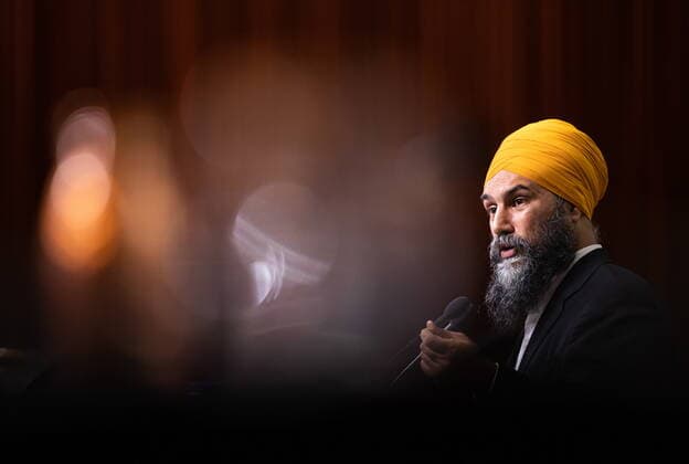 July 7, 2022, VANCOUVER, BC, CANADA: NDP leader Jagmeet Singh addresses the Assembly of First Nations annual general meeting, in Vancouver, on Thursday, July 7, 2022. VANCOUVER CANADA  - ZUMAc35_ 20220707_zaf_c35_070 Copyright: xDarrylxDyckx