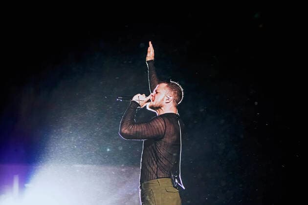 July 7, 2022, Madrid, Spain: Dan Reynolds of Imagine Dragons performs on stage at MadCool in Ifema, Madrid. Madrid Spain - ZUMAs197 20220707_zaa_s197_377 Copyright: xValeriaxMagrix
